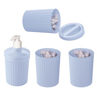 KIT 04 ITENS ESSENCIAIS PARA HIGIENE E BANHO BEBÊ PLASUTIL