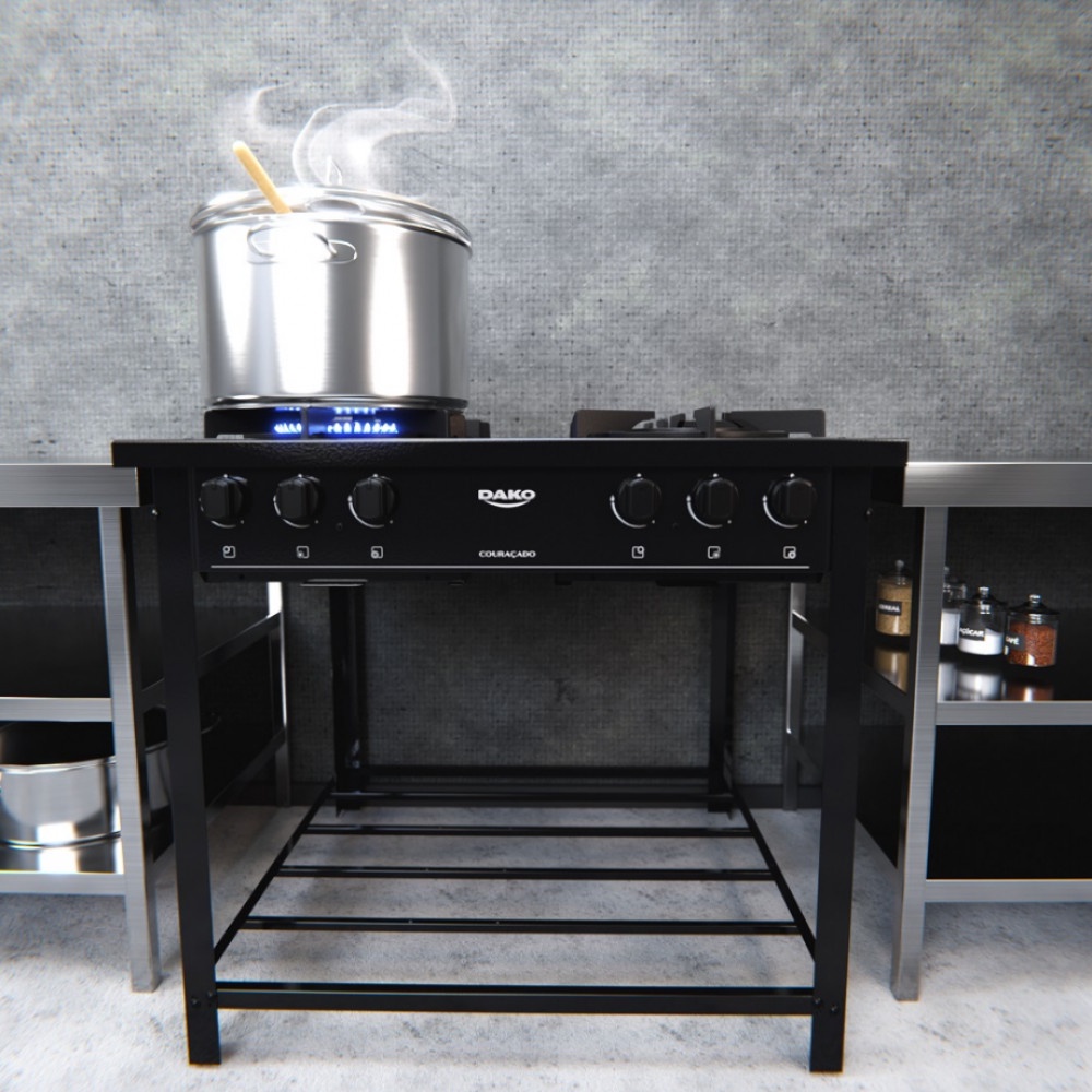 Fogão Dako Industrial 4 Bocas em Oferta na Shopee