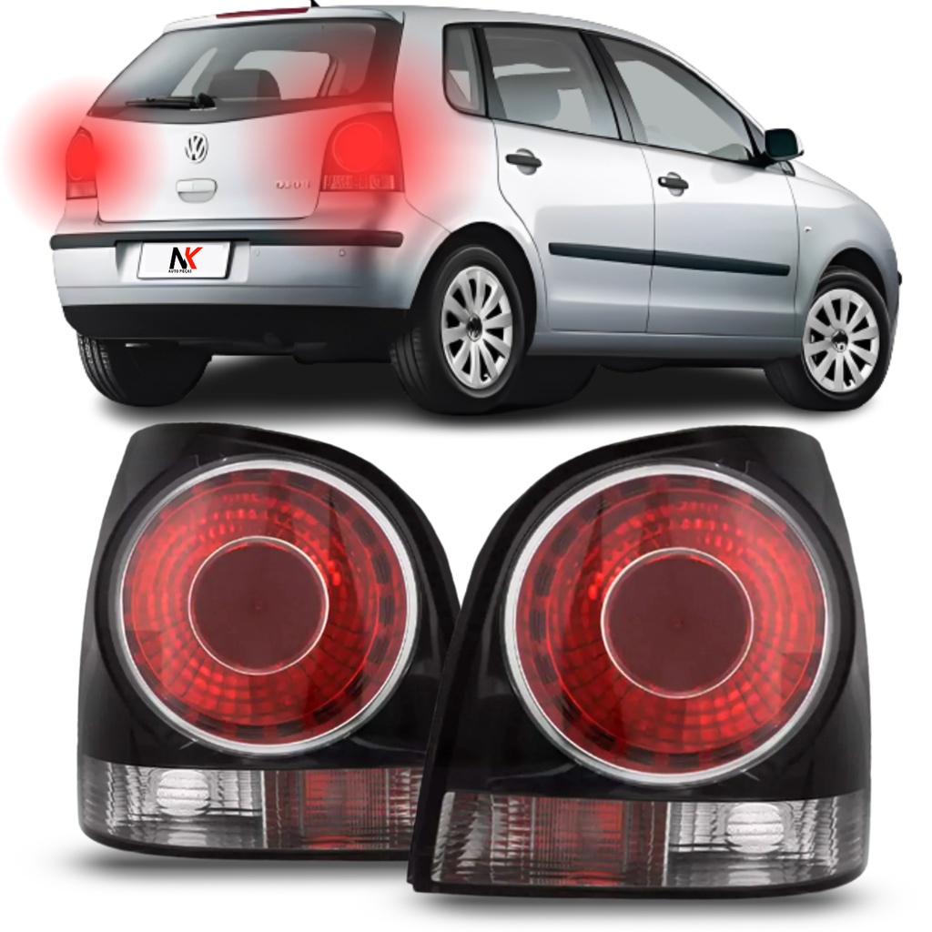 Lanterna Traseira Polo Hatch 2007 a 2012 Serve 2003 a 2006 Fumê TRAZEIRA SINALEIRA PISCA TRAZEIRO TRASEIRO em Oferta na Shopee