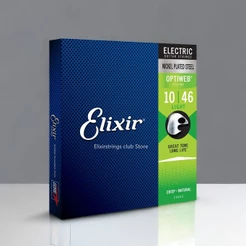 Elixir 19052 Corda De Instrumento Musical Cordas Elétricas De Aço Niquelado Peças De Guitarra Pop 010 . 013 017 026 036