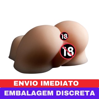 Masturbador Masculino Bumbum Empinado com vagina e ânus realista 3d para homens vagina de silicone artificial brinquedos