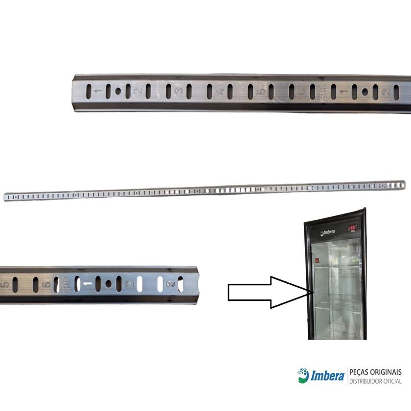 Trilho Cremalheira Imbera Freezer Vertical