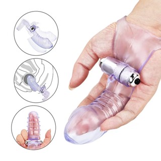 Dedeira Capa Peniana ou para Dedos Com Capsula Vibratória Duplo Vibe dedera siririca vibrador