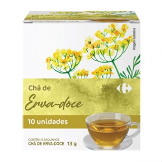 Chá de Erva Doce Carrefour 10 Sachês