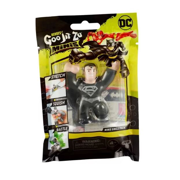 BONECO ELÁSTICO FIGURA 07CM MINI QUE ESTICA STEEL SUPERMAN - GOO JIT ZU DC  2695  SUNNY