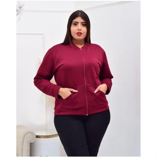 Jaqueta Bomber Feminina Plus Size