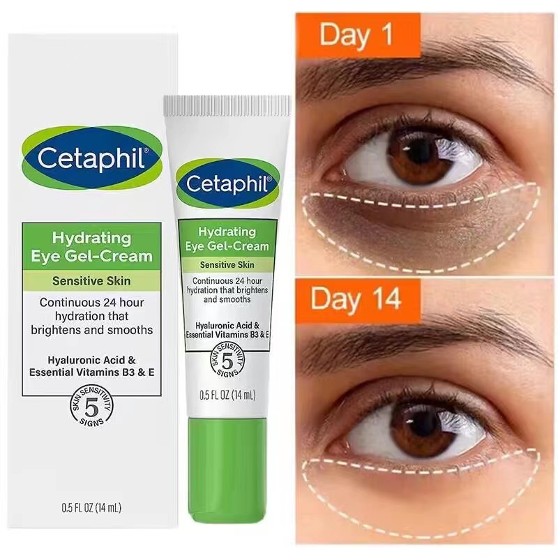 Creme Para Os Olhos De Cetaphil Natural Hidratante Diluído Rugas Dos Ácido Hialurônico Portátil Remover Círculos Escuros