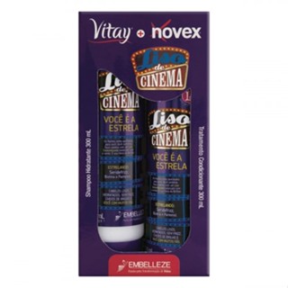 Shampoo e Tratamento Condicionante Embelleze Vitay Novex Liso de Cinema 300ml