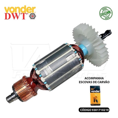 Rotor Induzido 110v P/furadeira Vonder Fiv710 E Dwt Fid710