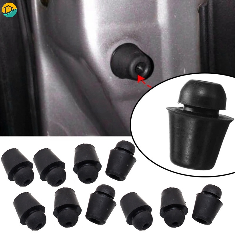 4Pcs Universal Almofadas De Borracha Preta Para Pára-Choques Porta Amortecedor Protetor De Bloco De Amortecimento Hyundai Kia