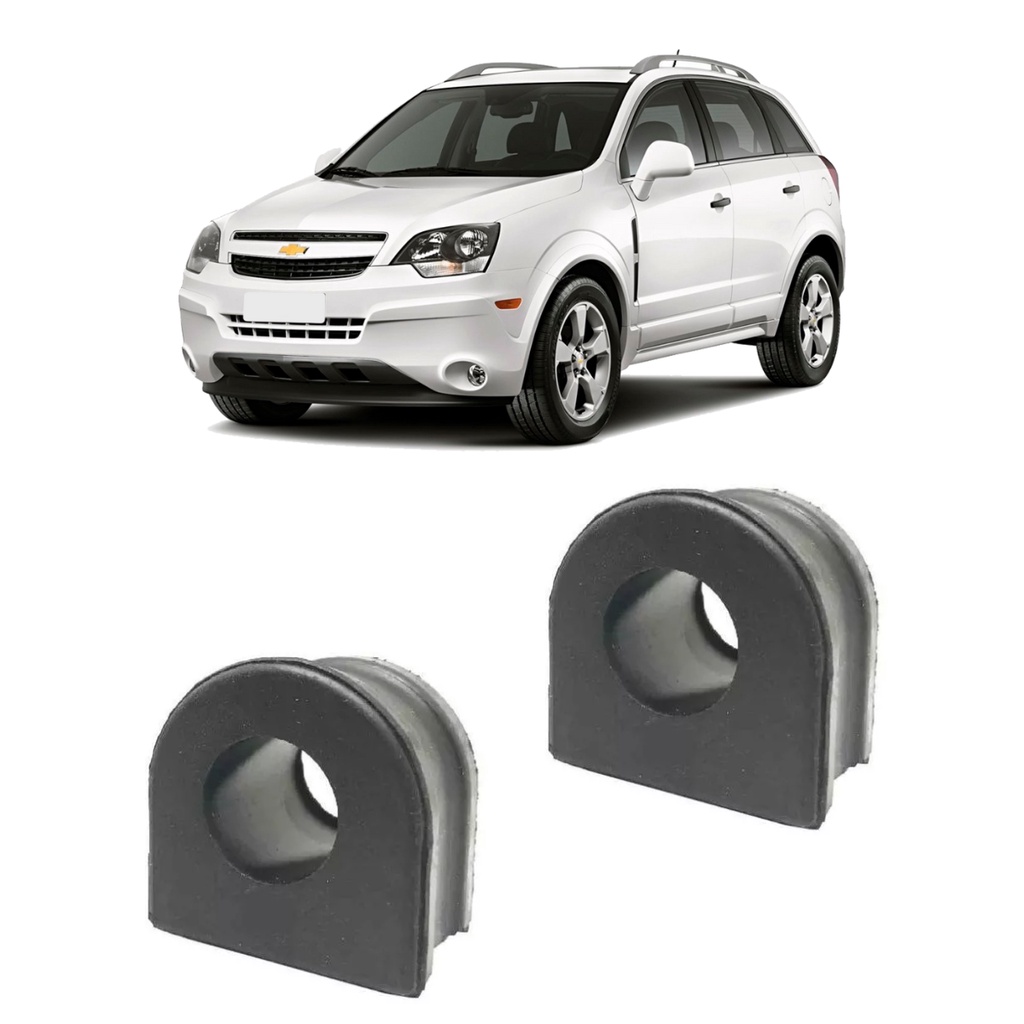 Par Bucha Barra Estabilizadora Dianteira Chevrolet Captiva