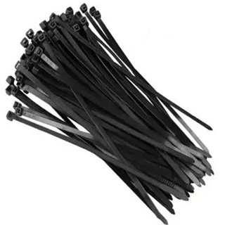 ABRACADEIRA DE NYLON -7.6MM x 200MM - PRETA - GYAN021B em Oferta na Shopee