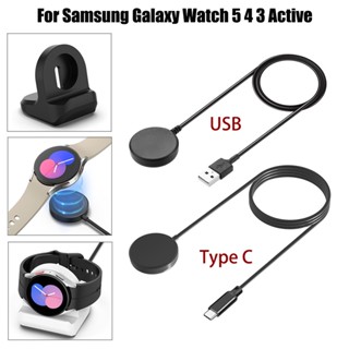 Cabo Carregador Tipo C Suporte De Carregamento USB Para Samsung Galaxy Watch 3 4 5 pro Active 2