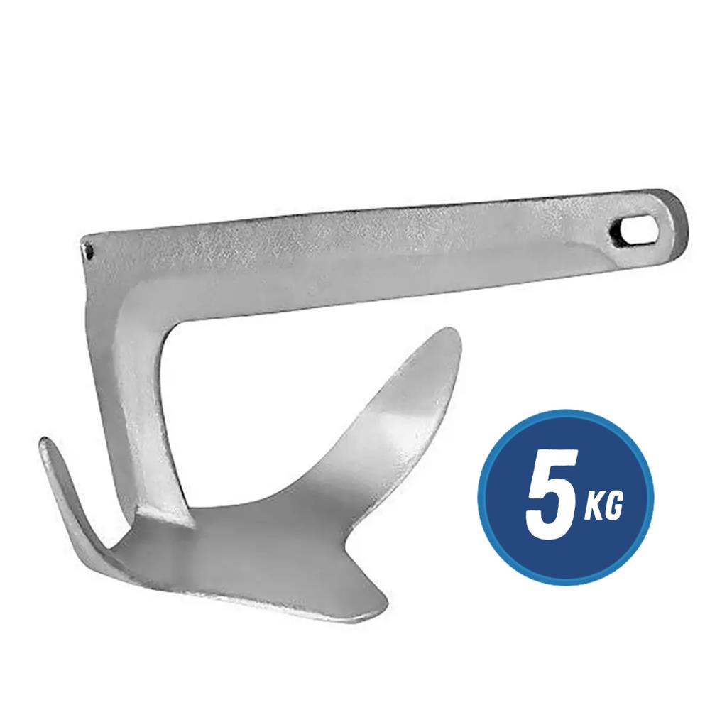 Ancora Bruce 5 Kg Galvanizada Fogo Barco Lancha Nautica