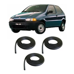 Kit Borracha Vedação Palio 96 97 98 2 Portas + Mala