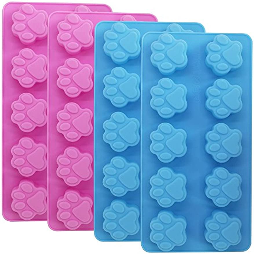 Molde De Silicone Para Pata Impressão , Reutilizável Cachorro Gato Gelo Assar Chocolate em Oferta na Shopee