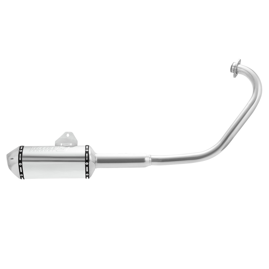 Escapamento Escape Moto Pro Tork Mini 3 Stamp Suzuki Yes 125 2004 A 2013 Cromado Com Ponteira em Oferta na Shopee