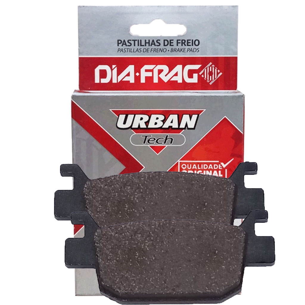 Pastilha de Freio Traseira Pcx 150 Abs / Pcx 160 Abs / Adv 150 Diafrag