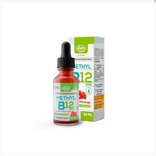 Methyl Vitamina B12 Sabor Morango em Gotas de 30ml - Unilife