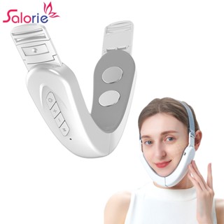 Salorie USB Correia De Emagrecimento Facial Em V EMS Face Lifting Com 6 Modos Ferramentas De Remoção De Rugas Do Queixo Duplo