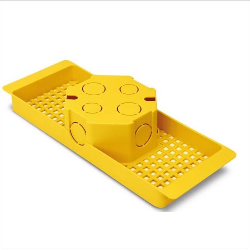Caixa De Luz Roma Para Laje Octogonal Amarela 4x4 Com Suporte 25cm - PINCEIS ROMA em Oferta na Shopee