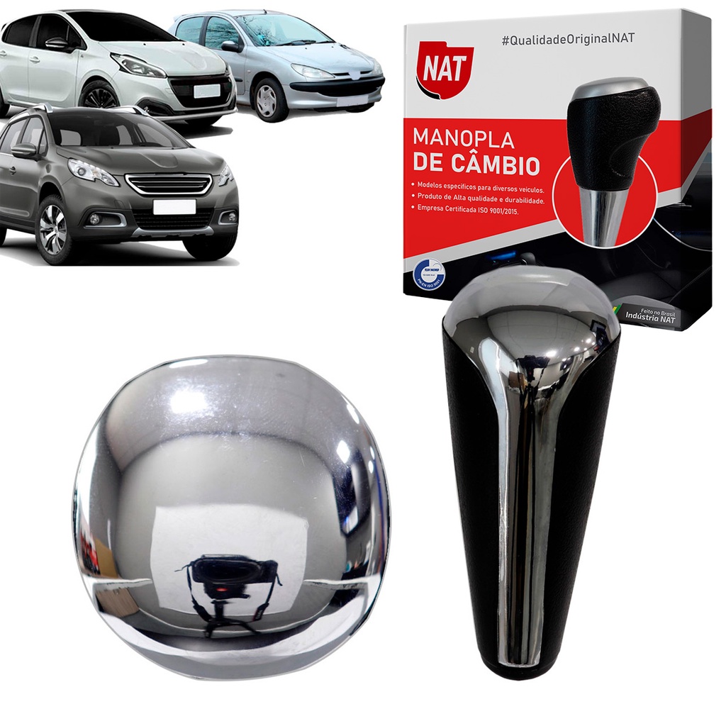 Manopla de Câmbio Automático 206, 207, 208, 307, 308, 2008, 407, 408 em Oferta na Shopee