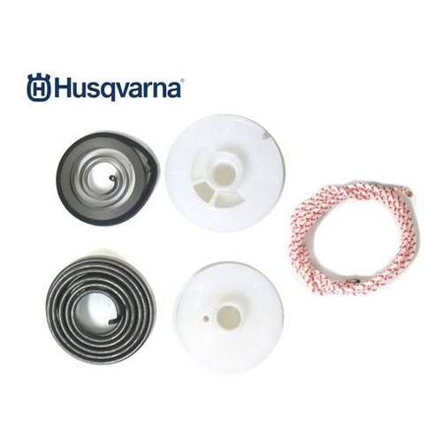 Kit Polia De Partida Mola Roçadeira Husqvarna 128r Original