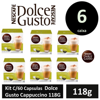 Kit C/60 Capsulas  Dolce  Gusto Cappuccino 118G em Oferta na Shopee