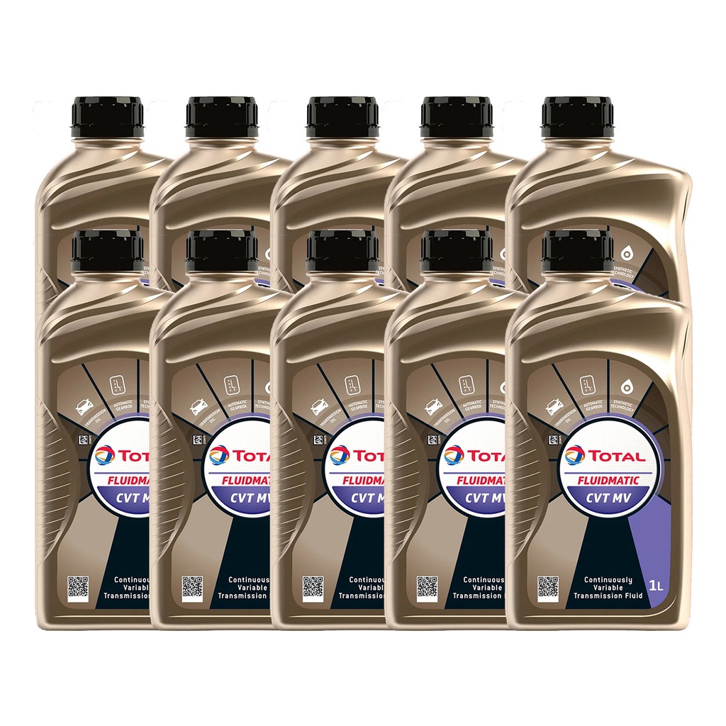 Kit 10 Total fluido de transmissao CVT MV Sintetico