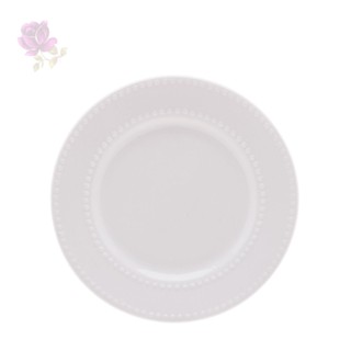 Prato Sobremesa New Bone Porcelana Branco 20cm