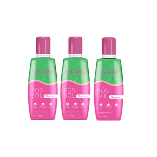 Gel Pós-Sol Calamed Aloe Vera Refrescante 120ml 3 Unidades