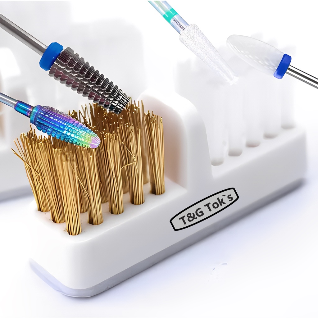 escovinha Aço Para Limpeza Brocas Pinceis Brush Unhas