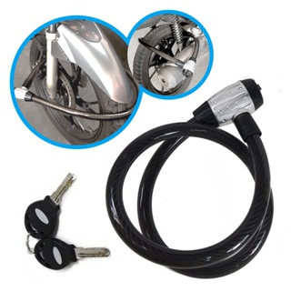 Cadeado Moto Antifurto Trava Cabo de Aço Articulada Pneus Estepes Portões Resistente em Oferta na Shopee