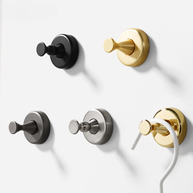 Gancho De Entrada Em Liga De Zinco Minimalista De Luxo Leve E Novo De Personalidade Criativa Guarda-Roupa Dourado Pequeno Suspensa