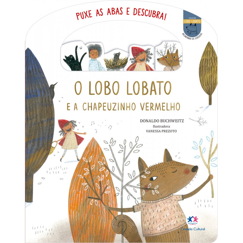 Livro Cartonado O lobo Lobato e a Chapeuzinho Vermelho em Oferta na Shopee