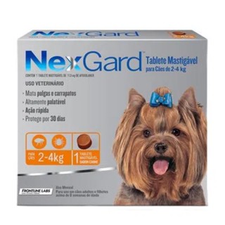 Nexgard Antipulgas E Carrapatos 2 A 4kg Com 1 Comp. Nex Gard em Oferta na Shopee