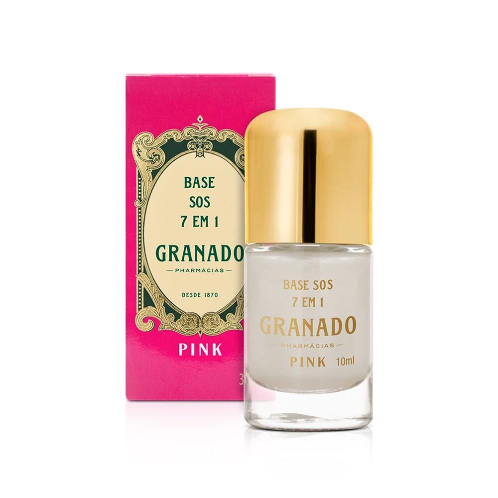 Base para Unhas Fortalecedora SOS 7 em 1 Granado Pink 10ml