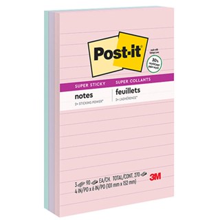 Bloco Post-It pautado coleção paixão por viajar com 270 fls 3M