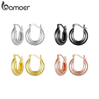 Bamoer Brincos De Íris Simples 4 Cores Jóias De Moda Para Mulheres YIE237