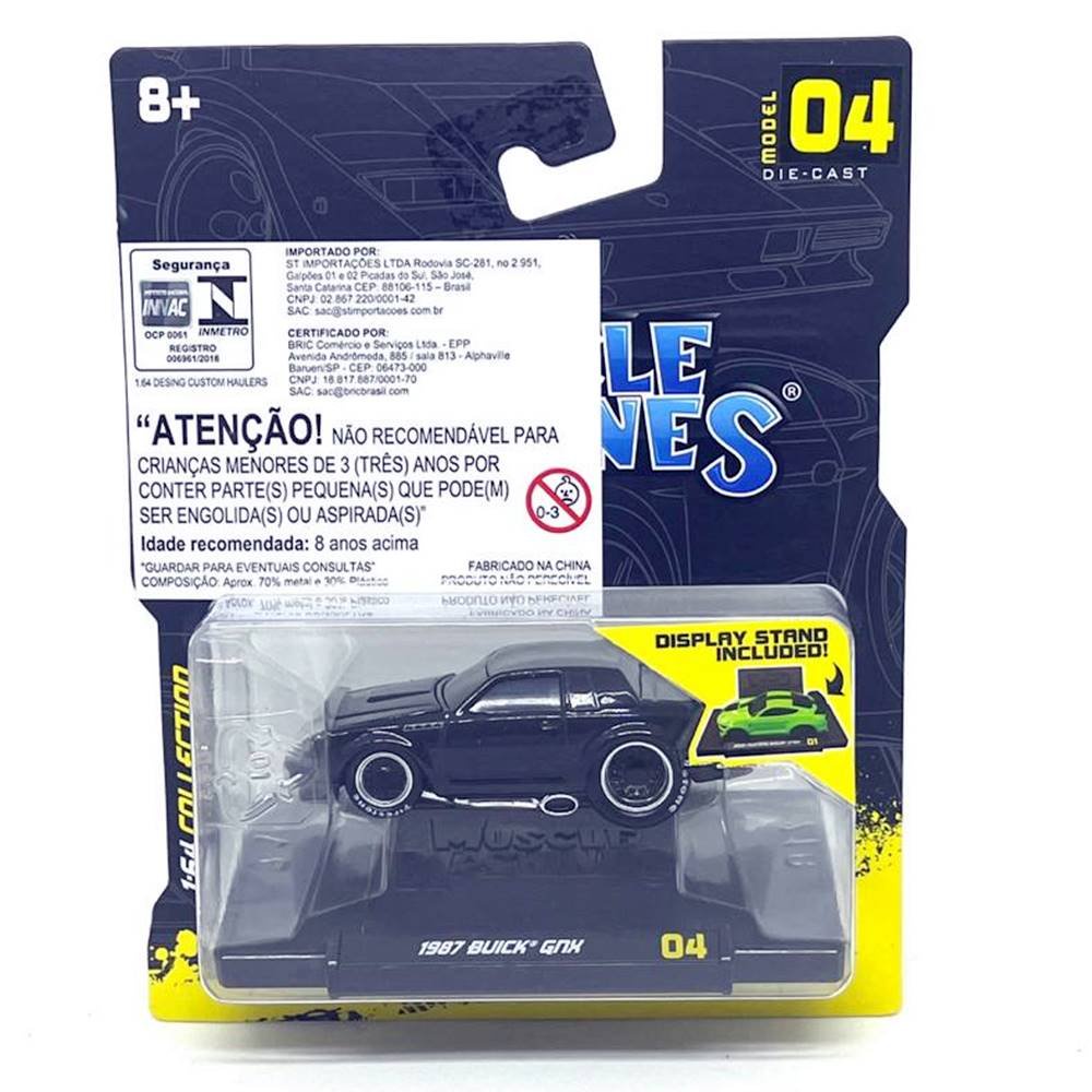 Miniatura Carro Buick GNX (1987) - Model 04 - Muscle Machines - 1:64 - Maisto