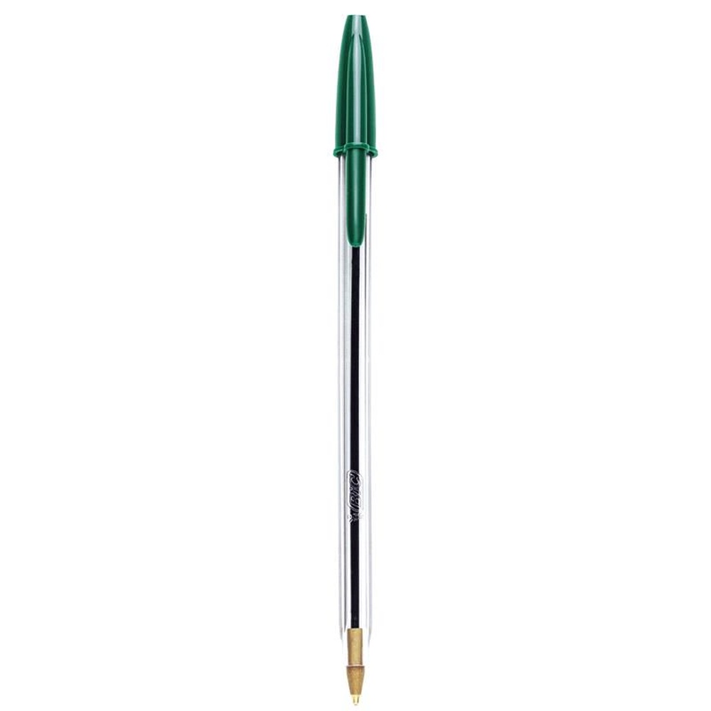 Caneta Esferográfica Cristal Verde 1,00mm Bic em Oferta na Shopee