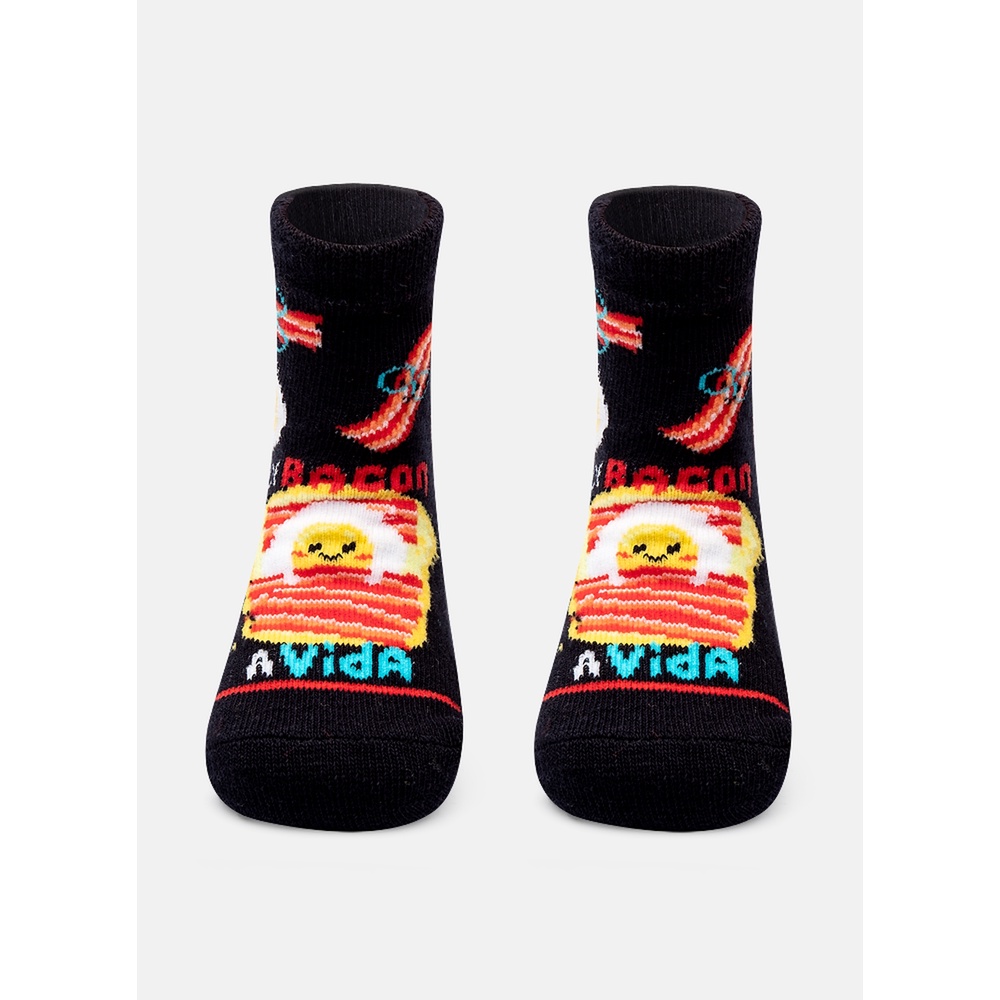 Meia Soquete Bebê Família de Bacon a Vida - Puket em Oferta na Shopee