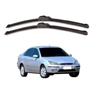 Par Paleta Palheta Silicone Limpador Parabrisa Ford Focus 2000 2001 2002 2003 2004 2005 2006 2007