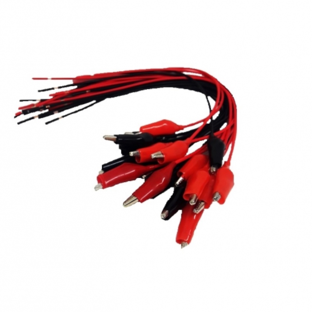 Garra de Jacaré 1 Metro (10 Pares) Monitor