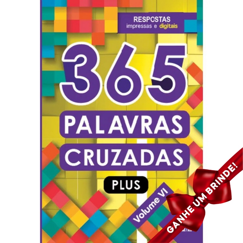 Livro 365 Palavras Cruzadas plus - Volume VI Ciranda Cultural Inteligência Emocional Auto Ajuda