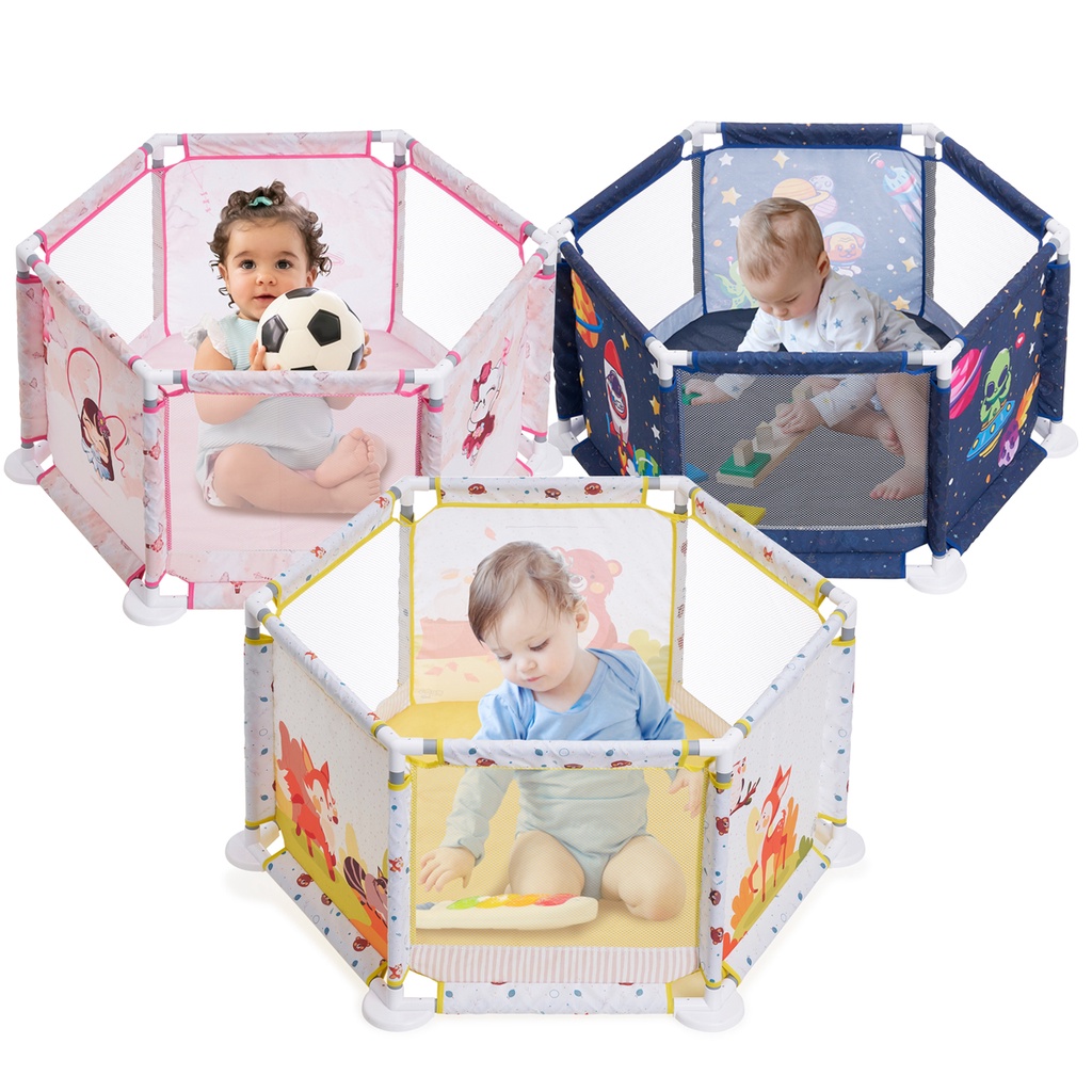 Cercadinho Infantil Chiqueiro Portátil Playpen MaxiBaby - Mom & Baby
