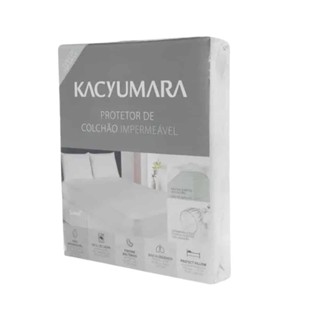 Protetor Colchão Solteiro Impermeável Malha em algodão Kacyumara