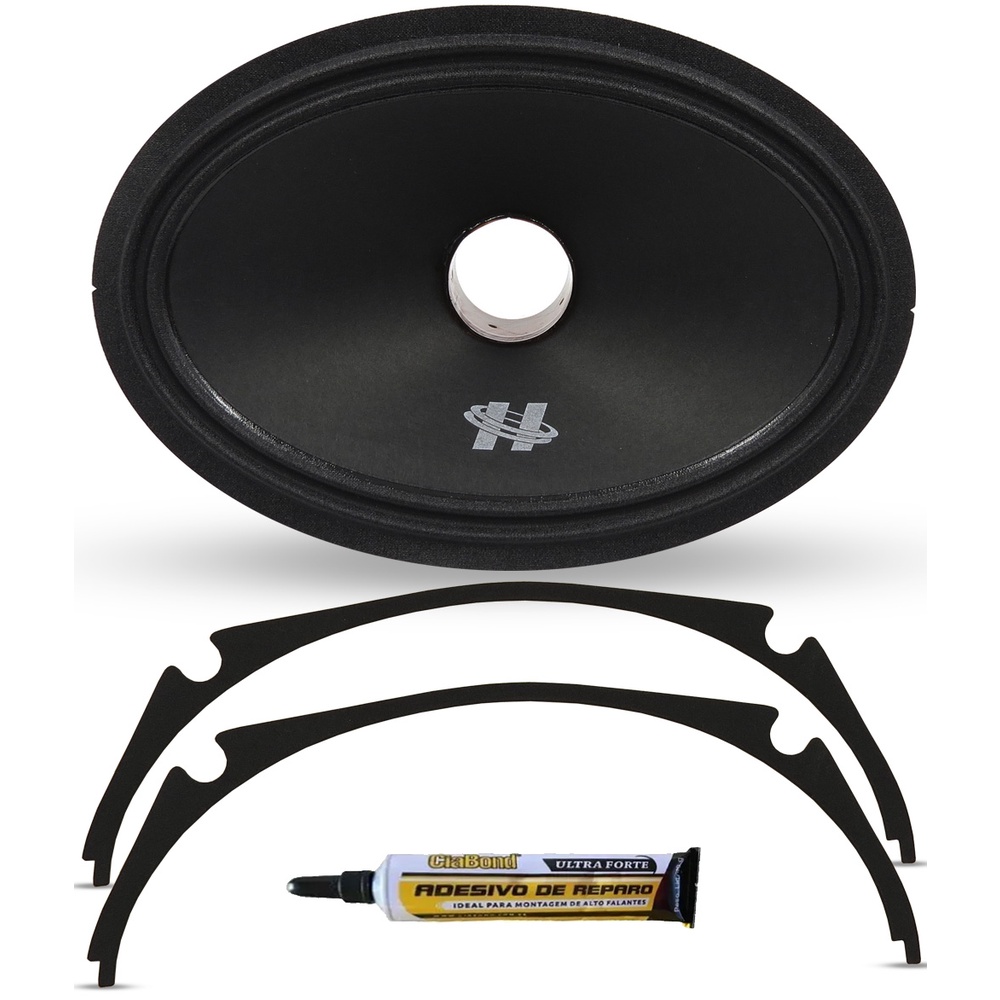 Kit Reparo Midbass Hurricane 6x9" Polegadas 230W RMS MB690 4 OHMS