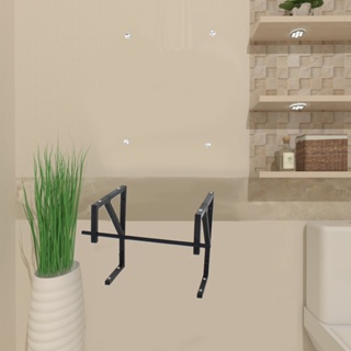 SUPORTE PARA GABINETE DE VIDRO 60CM PRETO em Oferta na Shopee