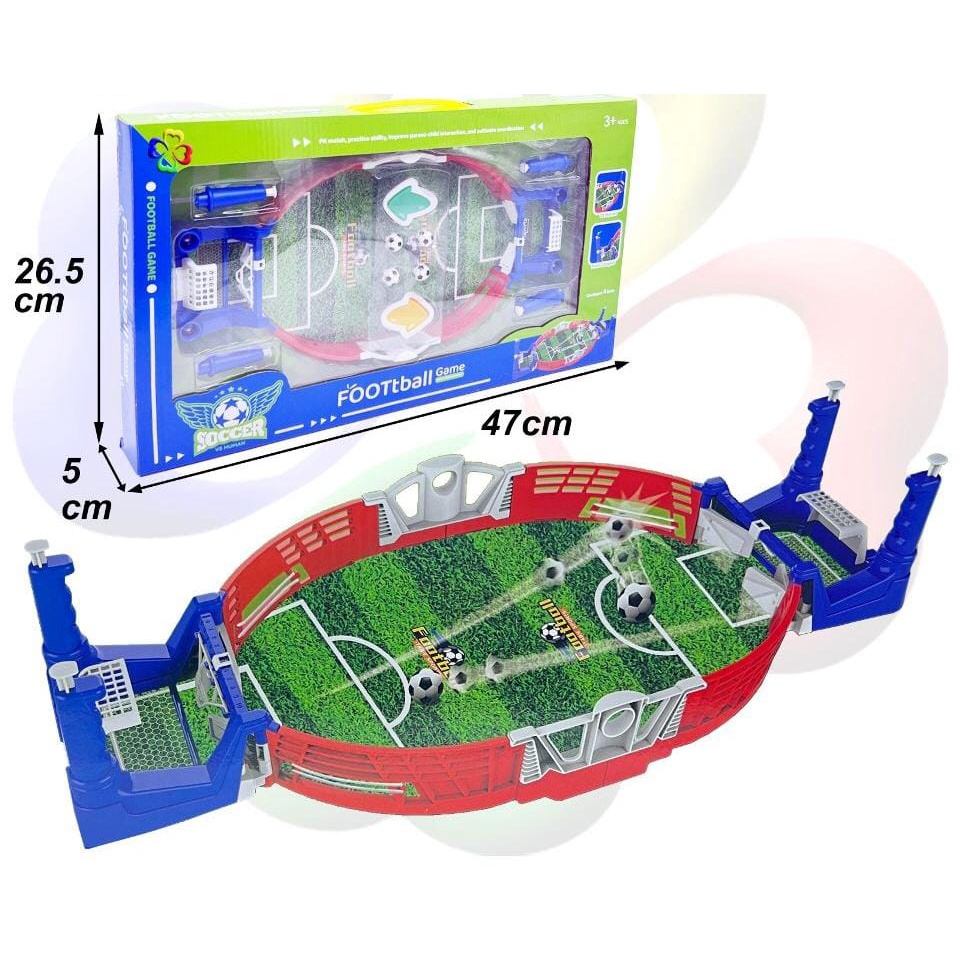 Brinquedo Jogo lançador de Futebol de Mesa Portátil Gol a Gol Mini